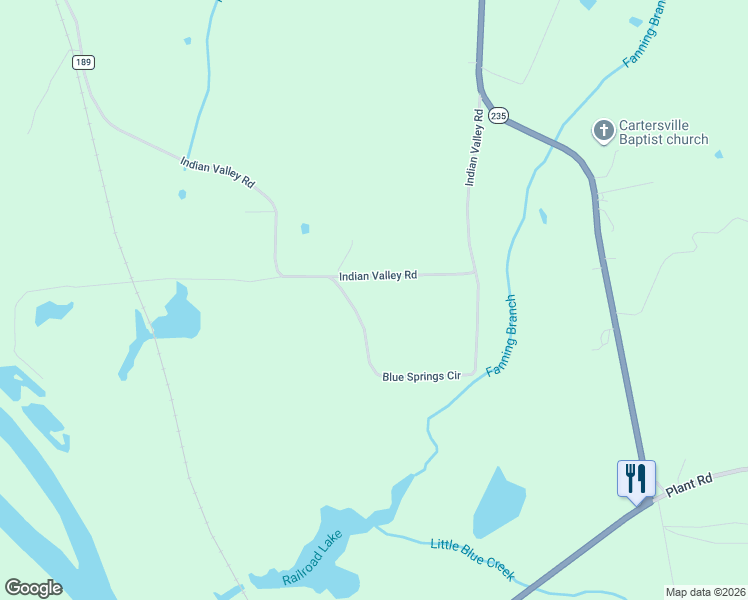 map of restaurants, bars, coffee shops, grocery stores, and more near 715 Indian Valley Road in Alpine