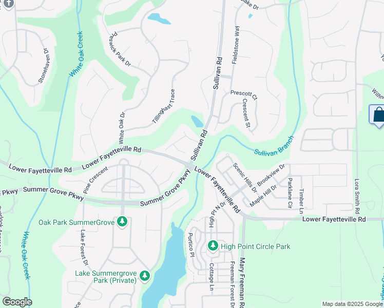map of restaurants, bars, coffee shops, grocery stores, and more near 75 Titleist Court in Newnan