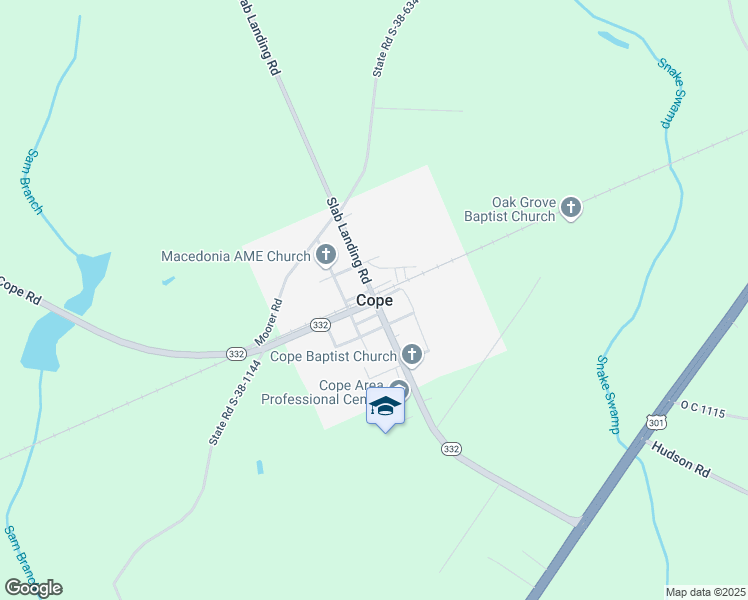 map of restaurants, bars, coffee shops, grocery stores, and more near in Cope