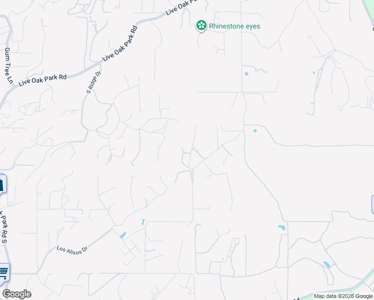 map of restaurants, bars, coffee shops, grocery stores, and more near 3281 Yucca Terrace in Fallbrook