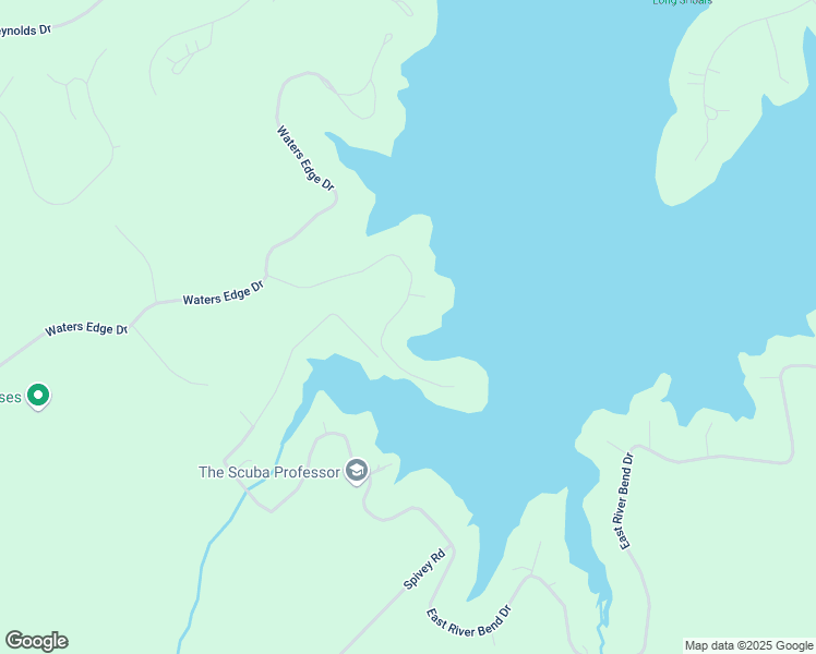 map of restaurants, bars, coffee shops, grocery stores, and more near 151 Blue Heron Drive in Eatonton
