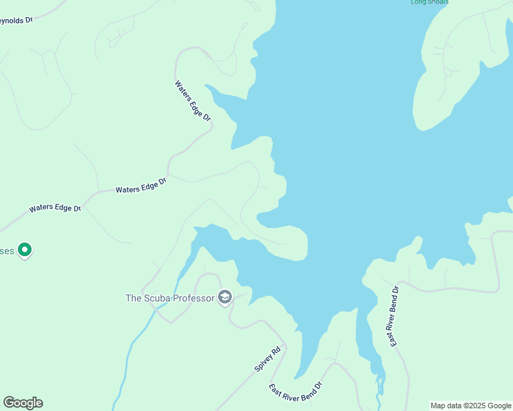 map of restaurants, bars, coffee shops, grocery stores, and more near 151 Blue Heron Drive in Eatonton