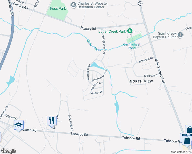 map of restaurants, bars, coffee shops, grocery stores, and more near 2900-2934 Austin Ln in Augusta