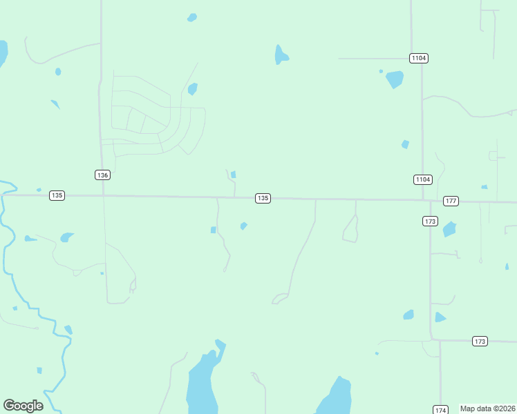 map of restaurants, bars, coffee shops, grocery stores, and more near 7175-7553 County Road 135 in Celina