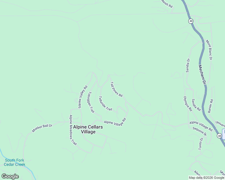 map of restaurants, bars, coffee shops, grocery stores, and more near Big Pines Place in Ruidoso