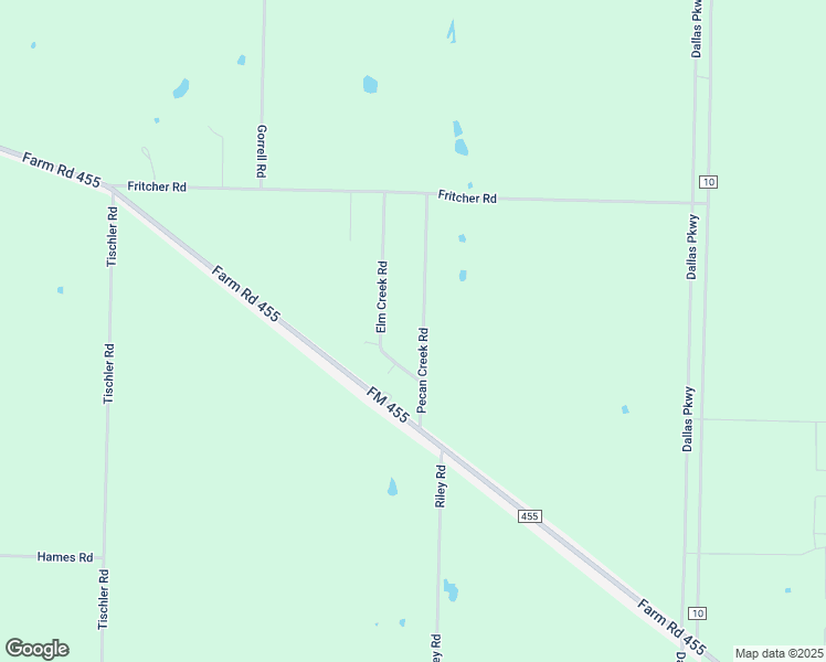 map of restaurants, bars, coffee shops, grocery stores, and more near 11505 Pecan Creek Road in Pilot Point