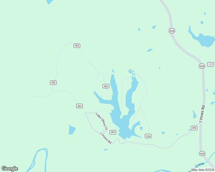 map of restaurants, bars, coffee shops, grocery stores, and more near 514 County Road 352 in Greenwood