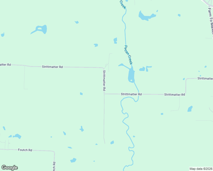 map of restaurants, bars, coffee shops, grocery stores, and more near 12411 Strittmatter Road in Pilot Point