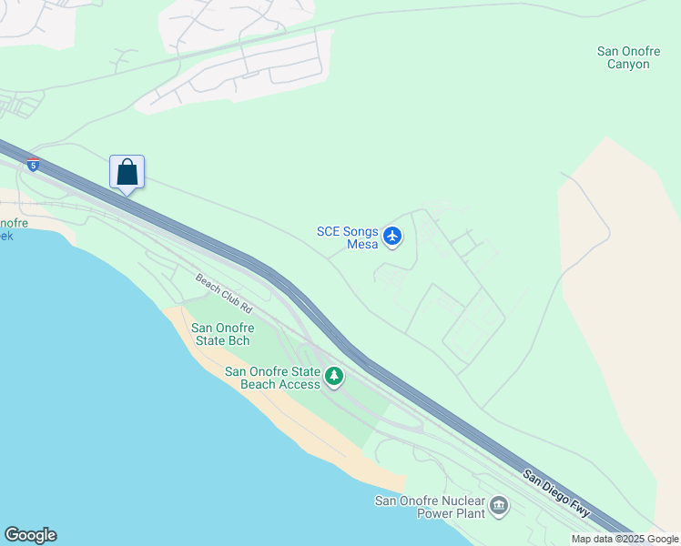 map of restaurants, bars, coffee shops, grocery stores, and more near 2501 El Camino Real in San Diego County