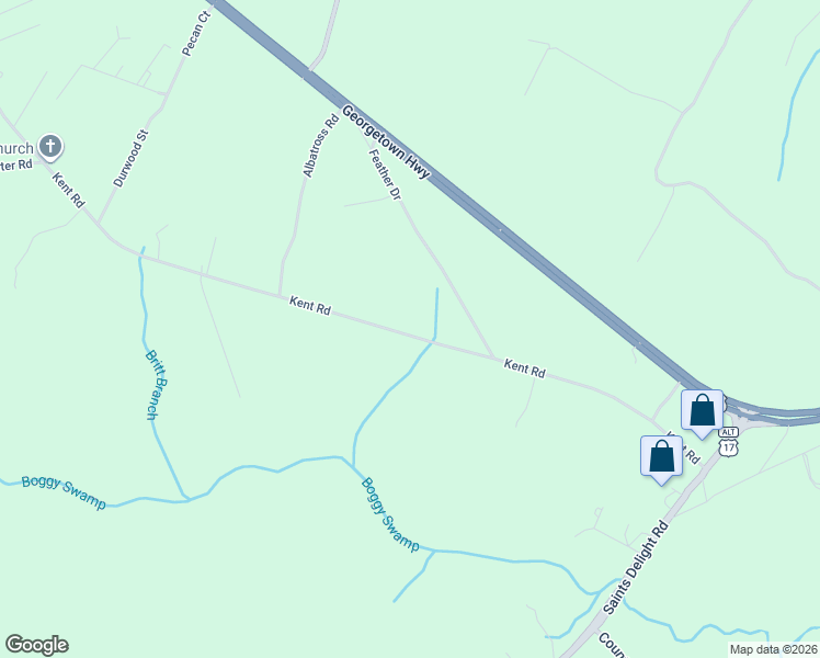 map of restaurants, bars, coffee shops, grocery stores, and more near 795 Kent Road in Georgetown