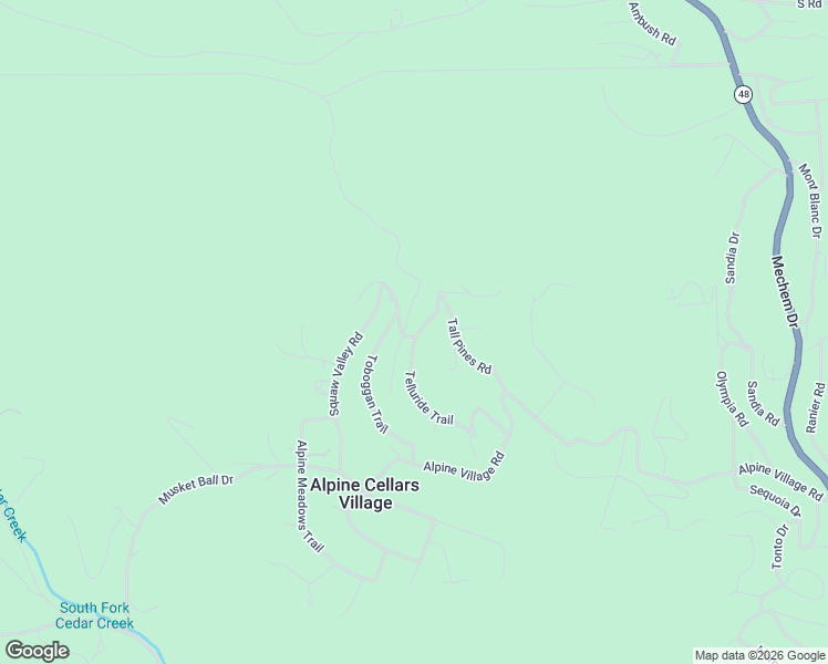 map of restaurants, bars, coffee shops, grocery stores, and more near 117-139 Telluride Trail in Ruidoso