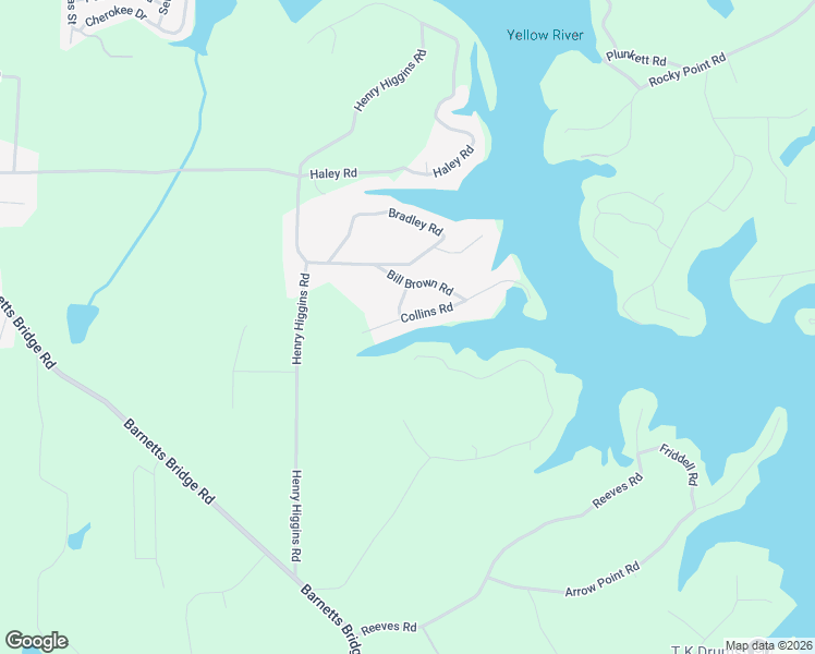map of restaurants, bars, coffee shops, grocery stores, and more near 120 Bill Brown Road in Jackson