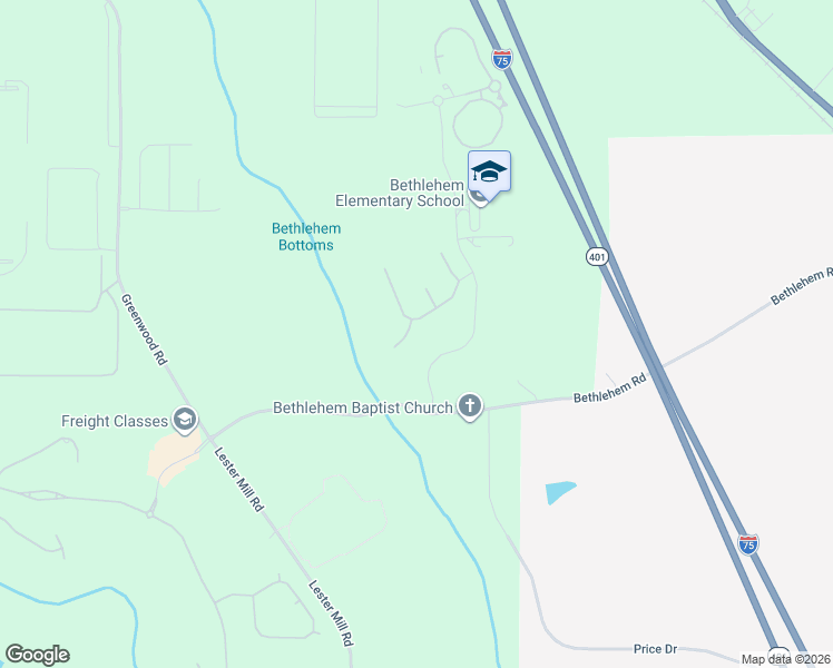 map of restaurants, bars, coffee shops, grocery stores, and more near 510 Curry Ridge Court in Locust Grove