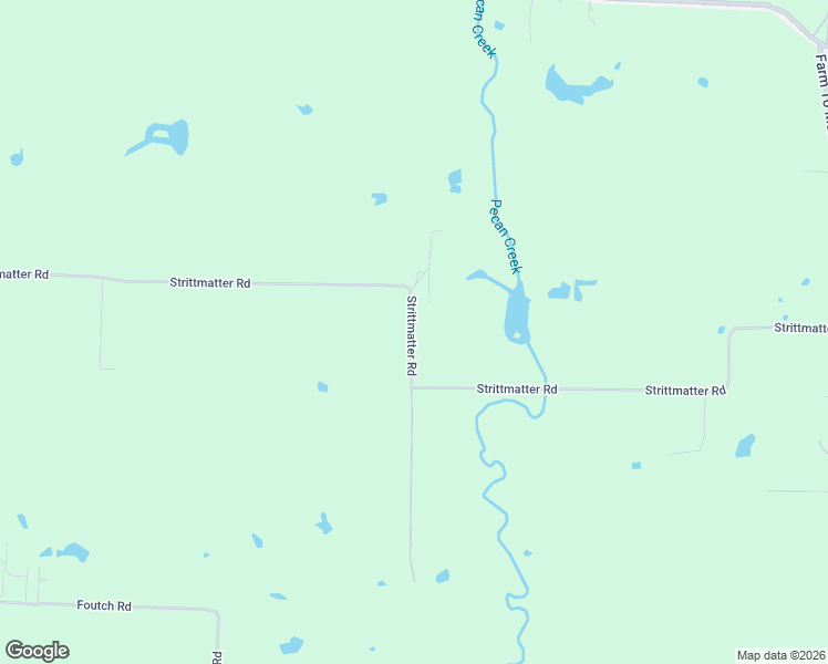map of restaurants, bars, coffee shops, grocery stores, and more near 130-134 Strittmatter Road in Pilot Point