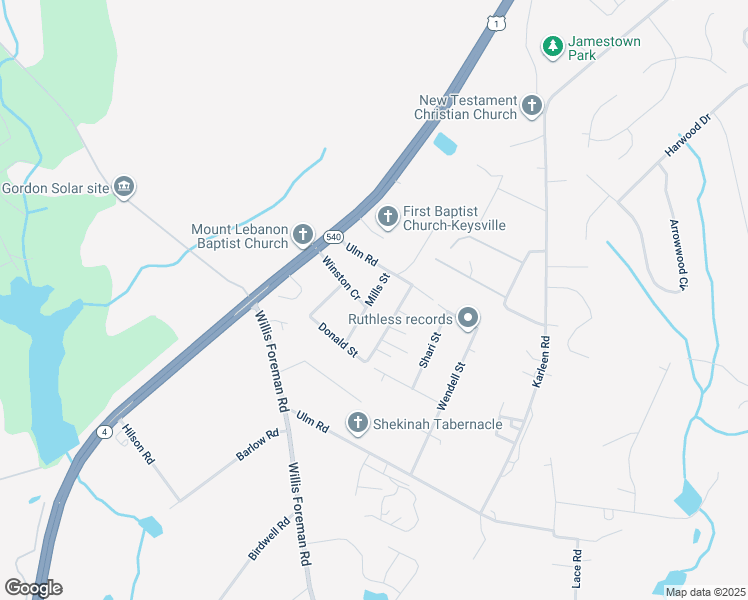 map of restaurants, bars, coffee shops, grocery stores, and more near 3962 Deans Bridge Road in Hephzibah