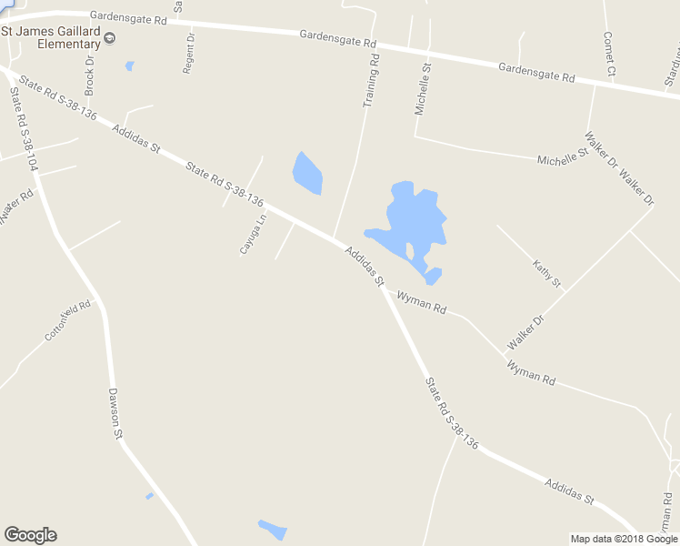 map of restaurants, bars, coffee shops, grocery stores, and more near 410 Addidas Street in Eutawville