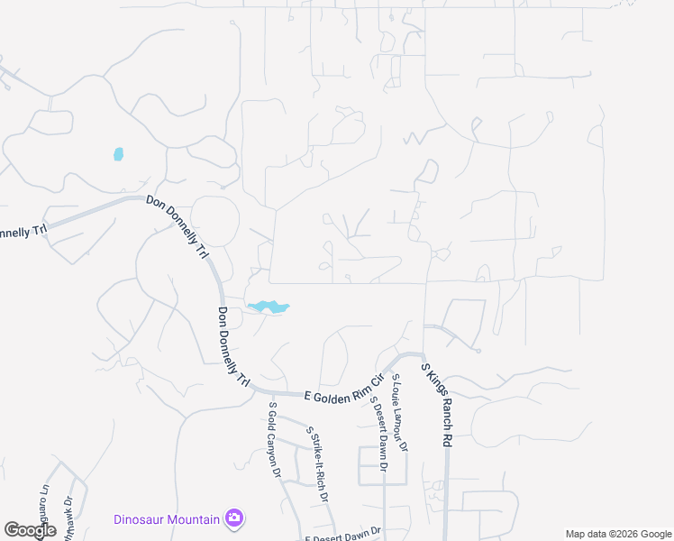 map of restaurants, bars, coffee shops, grocery stores, and more near 10045 East Shoshone Drive in Gold Canyon