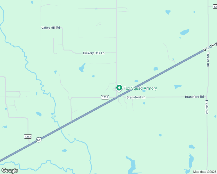 map of restaurants, bars, coffee shops, grocery stores, and more near 48 Shavers Lane in Texarkana