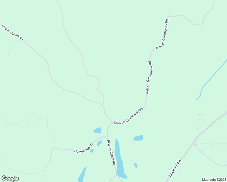 map of restaurants, bars, coffee shops, grocery stores, and more near 16306 Antioch Community Road in Brookwood