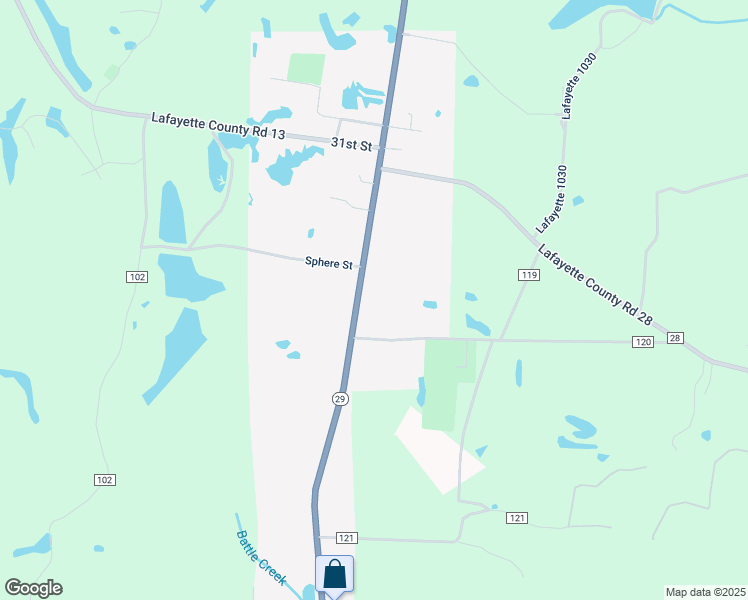 map of restaurants, bars, coffee shops, grocery stores, and more near 2518 Spruce Street in Lewisville