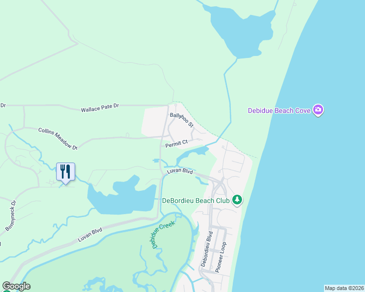 map of restaurants, bars, coffee shops, grocery stores, and more near 126 Permit Court in Georgetown