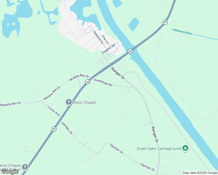 map of restaurants, bars, coffee shops, grocery stores, and more near 645 Smithfield Road in Cross