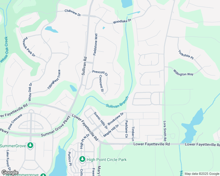 map of restaurants, bars, coffee shops, grocery stores, and more near 342 Prescott Court in Newnan