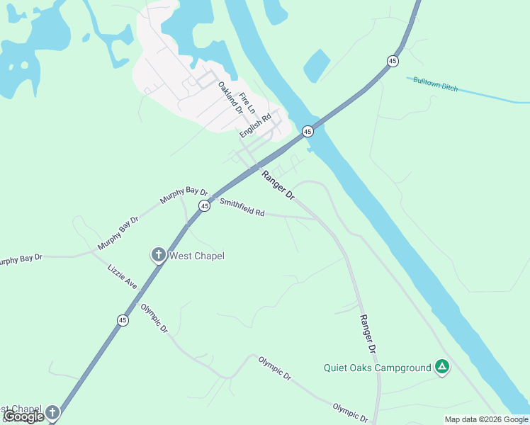 map of restaurants, bars, coffee shops, grocery stores, and more near 645 Smithfield Road in Cross