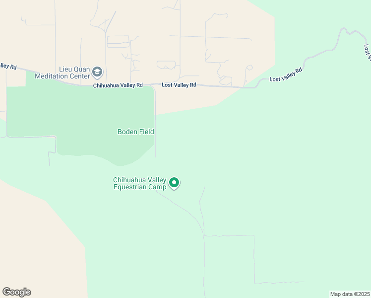 map of restaurants, bars, coffee shops, grocery stores, and more near Chihuahua Valley Road in San Diego County