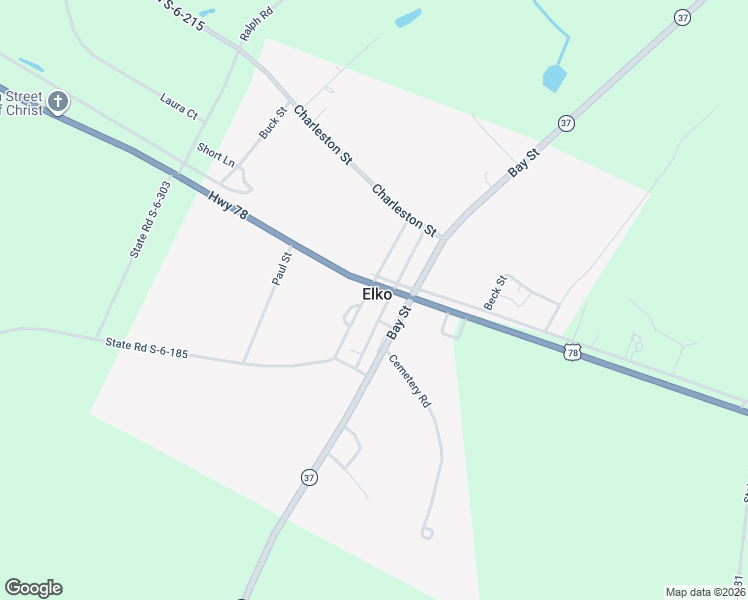 map of restaurants, bars, coffee shops, grocery stores, and more near 57 State Road S-6-272 in Elko