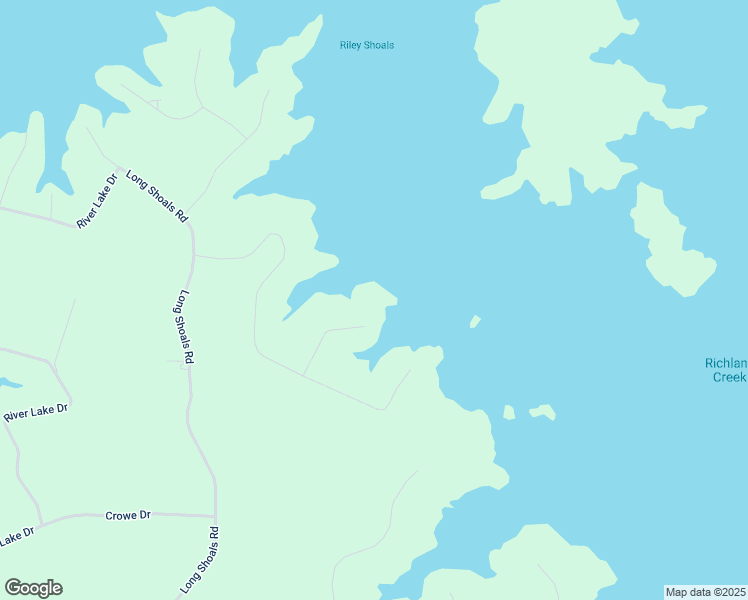 map of restaurants, bars, coffee shops, grocery stores, and more near 130 Oak Ridge Lane in Eatonton