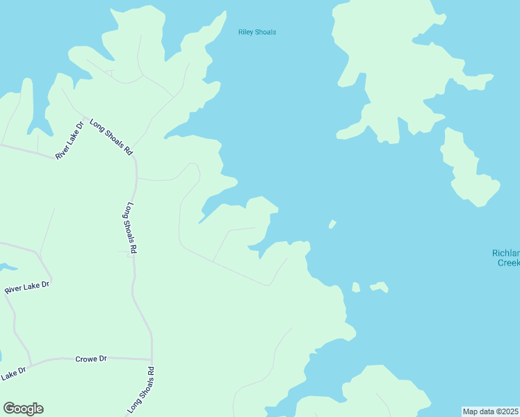 map of restaurants, bars, coffee shops, grocery stores, and more near 130 Oak Ridge Lane in Eatonton