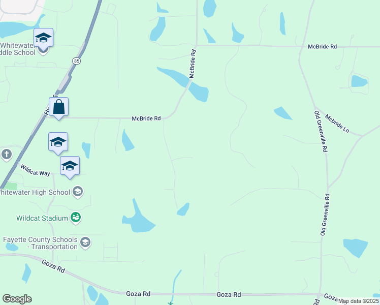 map of restaurants, bars, coffee shops, grocery stores, and more near 120 Broad Meadows Lane in Fayetteville