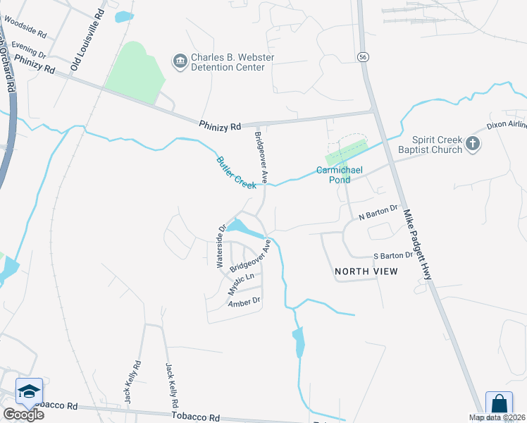 map of restaurants, bars, coffee shops, grocery stores, and more near 2628 Bridgeover Avenue in Augusta