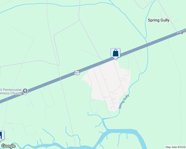 map of restaurants, bars, coffee shops, grocery stores, and more near 9553 Highmarket Street in Georgetown