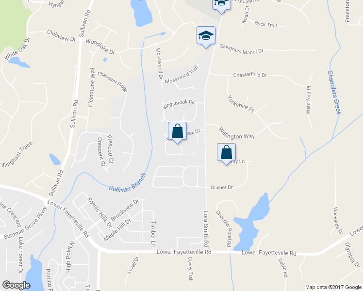 map of restaurants, bars, coffee shops, grocery stores, and more near 173 Quarry Lane in Newnan