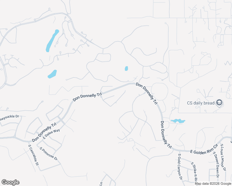map of restaurants, bars, coffee shops, grocery stores, and more near 8920 East Quail Cove Lane in Gold Canyon