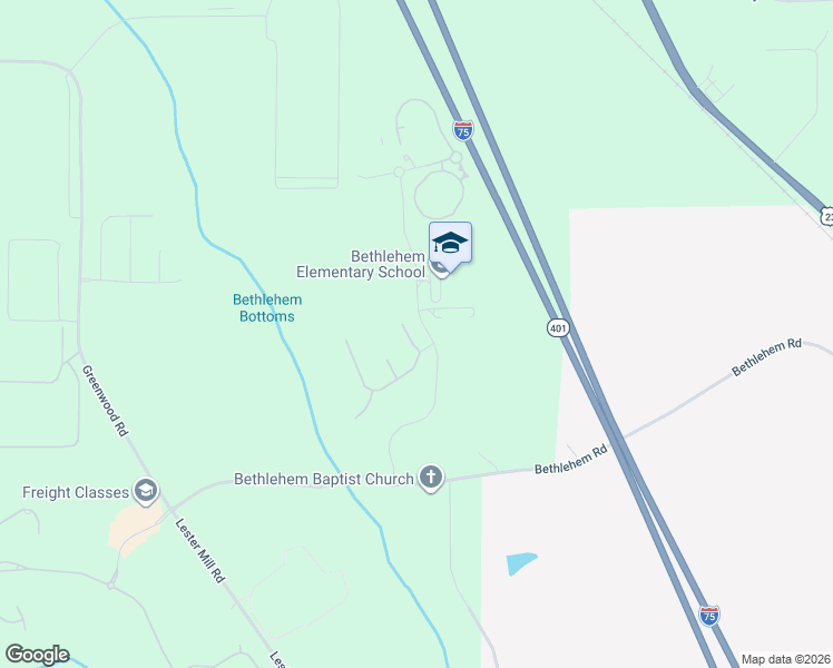 map of restaurants, bars, coffee shops, grocery stores, and more near 305 Jade Laurel Lane in Locust Grove