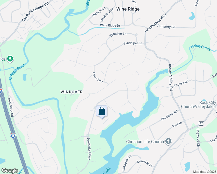 map of restaurants, bars, coffee shops, grocery stores, and more near 2013 Highlands Drive in Hoover