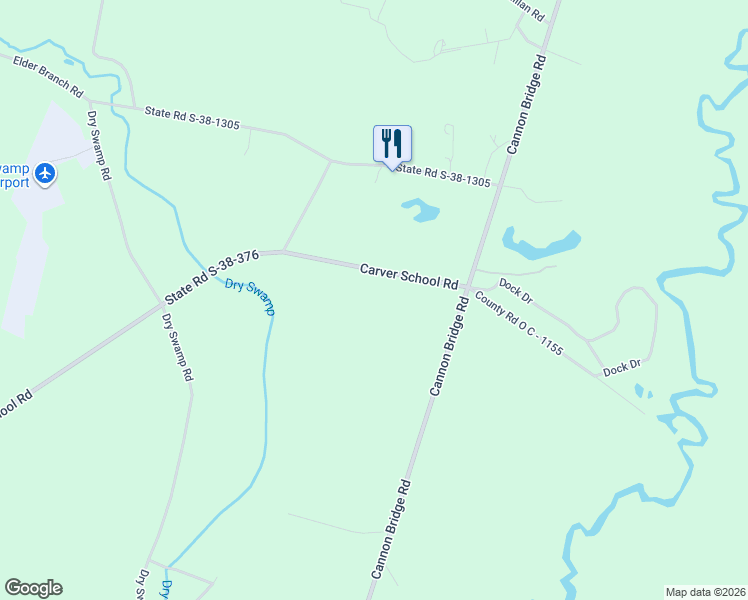 map of restaurants, bars, coffee shops, grocery stores, and more near in Rowesville