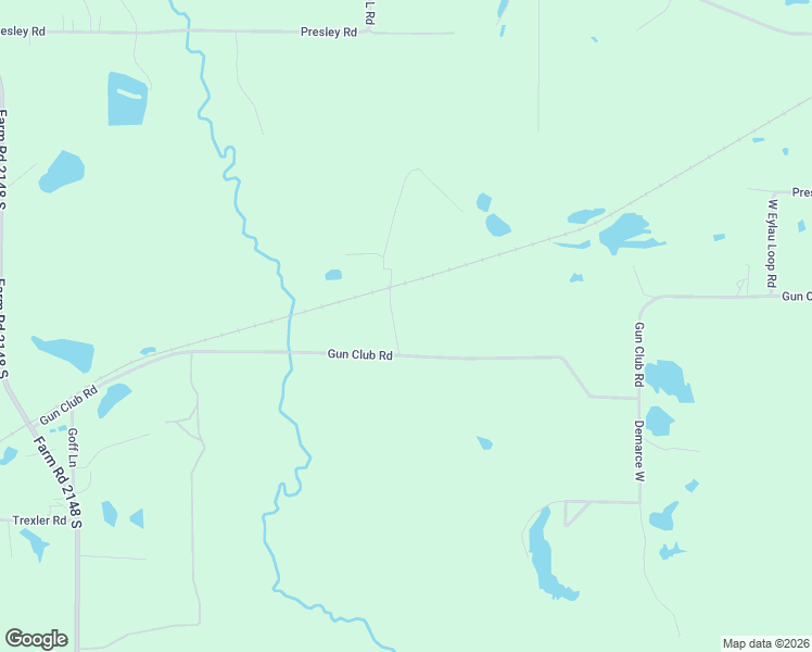 map of restaurants, bars, coffee shops, grocery stores, and more near 52 Presley Road in Texarkana