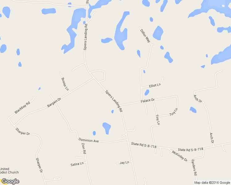 map of restaurants, bars, coffee shops, grocery stores, and more near 1272 Spiers Landing Road in Cross