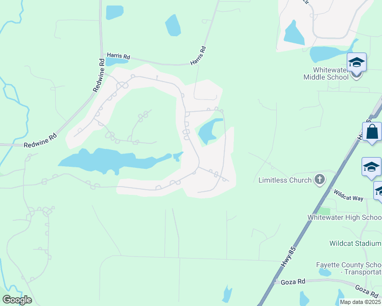 map of restaurants, bars, coffee shops, grocery stores, and more near 490 Birkdale Drive in Fayetteville