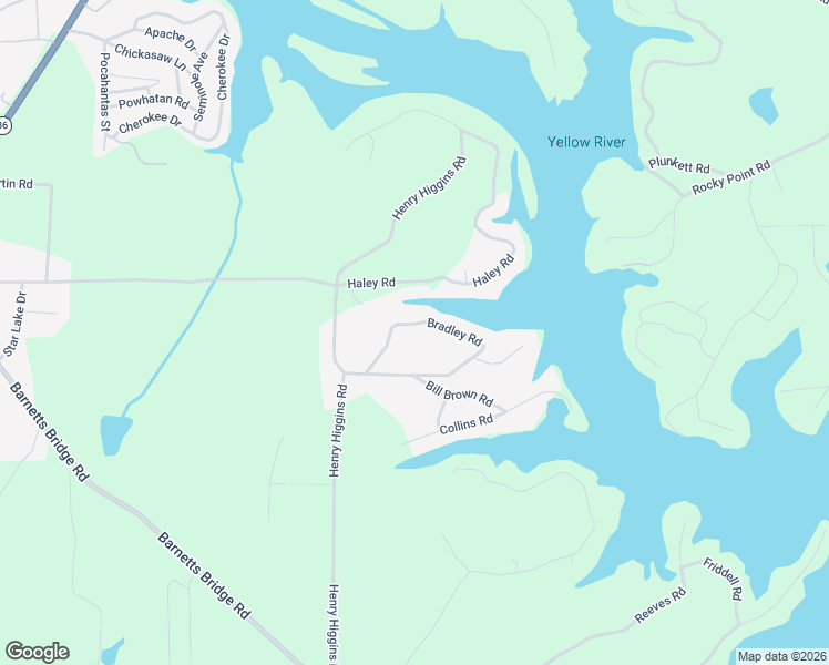 map of restaurants, bars, coffee shops, grocery stores, and more near 205 Bradley Road in Jackson