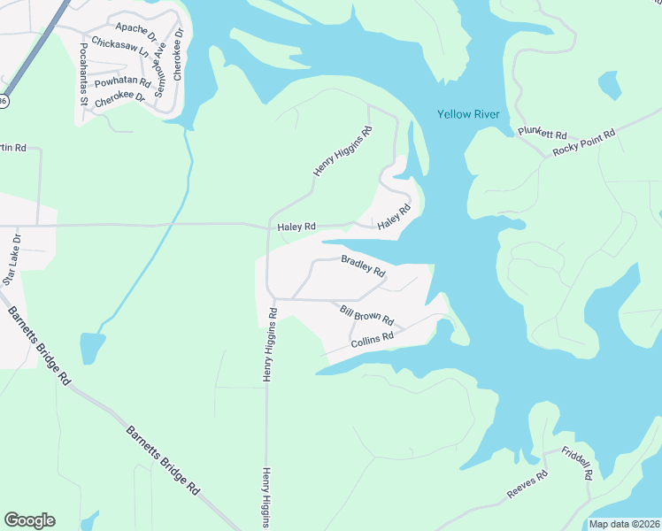 map of restaurants, bars, coffee shops, grocery stores, and more near 205 Bradley Road in Jackson