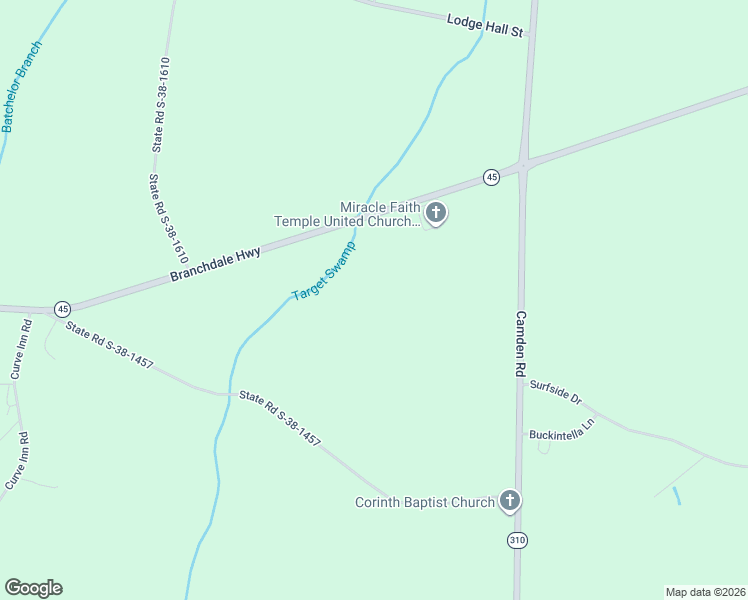 map of restaurants, bars, coffee shops, grocery stores, and more near in Holly Hill