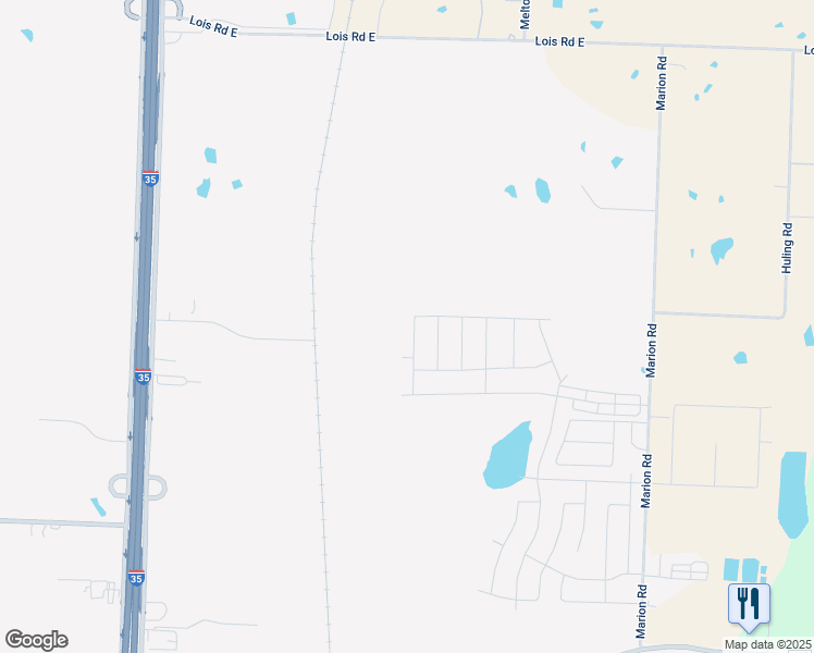 map of restaurants, bars, coffee shops, grocery stores, and more near 1158 Utility Road in Sanger