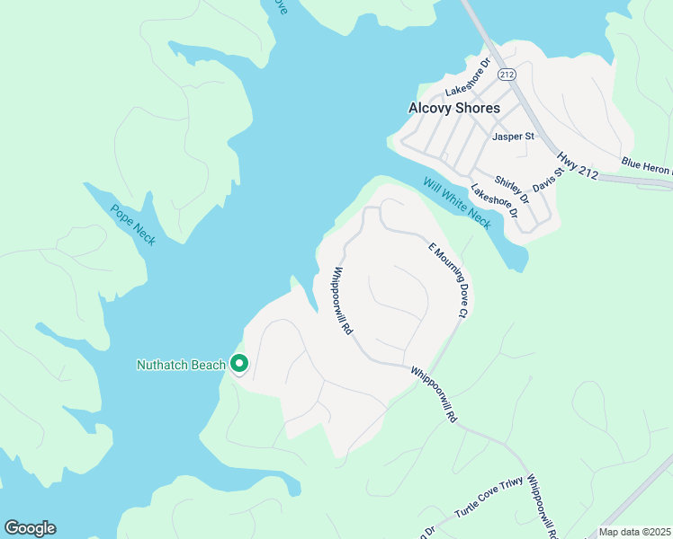 map of restaurants, bars, coffee shops, grocery stores, and more near 1019 Whippoorwill Road in Monticello