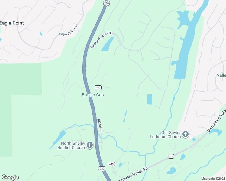 map of restaurants, bars, coffee shops, grocery stores, and more near 139 Oak Trail in Birmingham