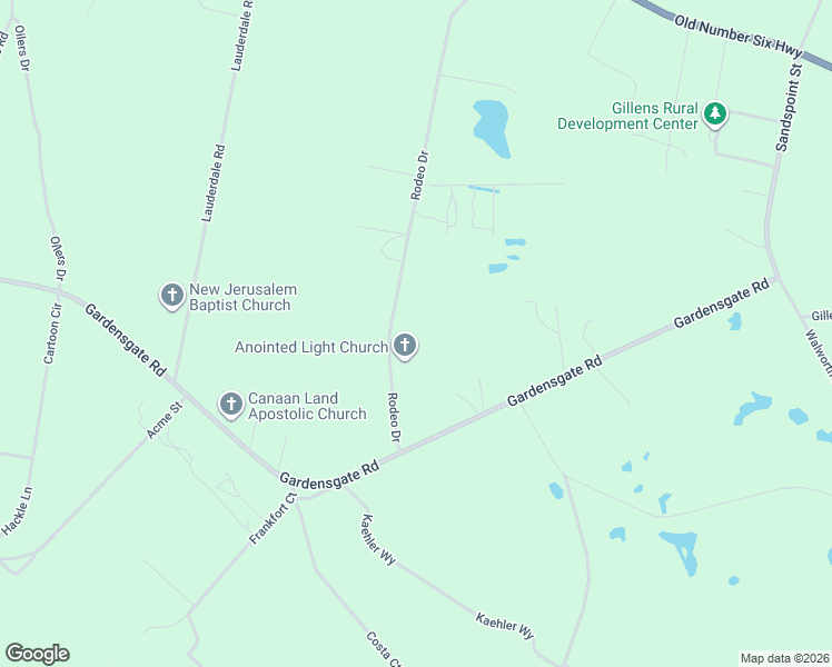 map of restaurants, bars, coffee shops, grocery stores, and more near 349 Rodeo Drive in Eutawville